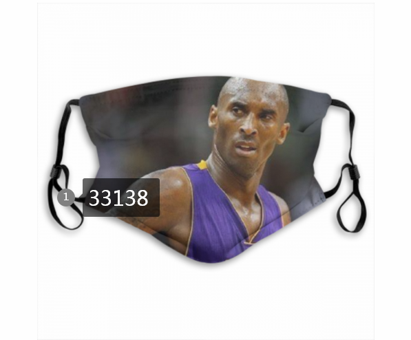 2021 NBA Los Angeles Lakers #24 kobe bryant 33138 Dust mask with filter->nba dust mask->Sports Accessory